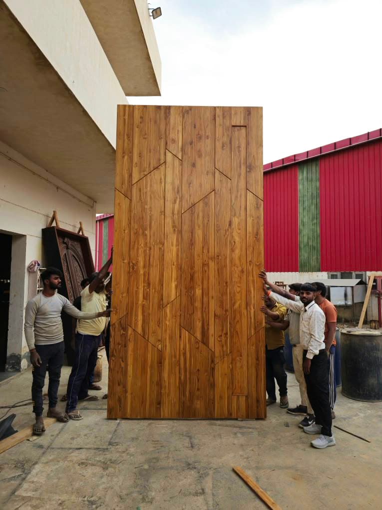 Radha Doors team with the jali door