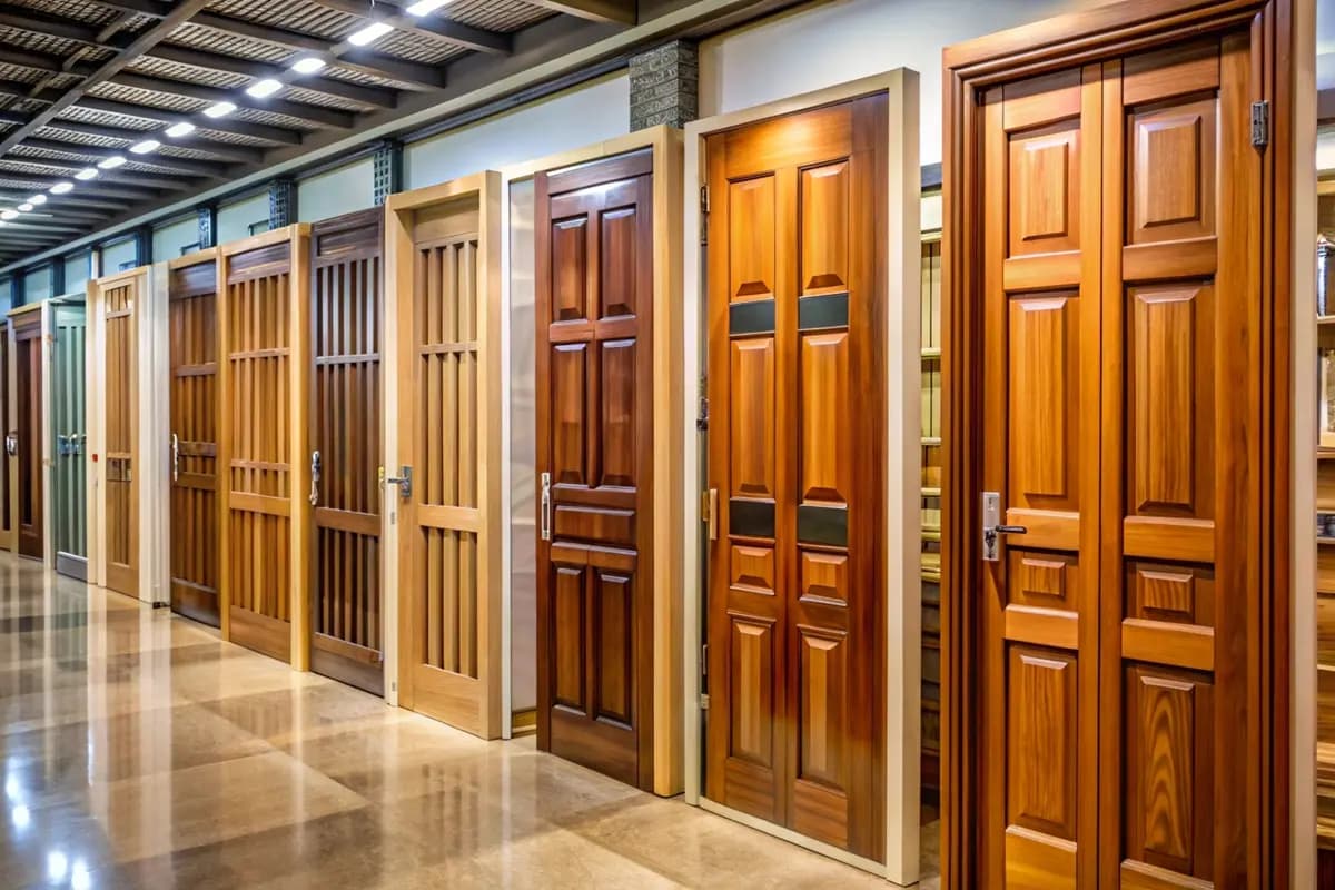 Doors - handcrafted solid teak