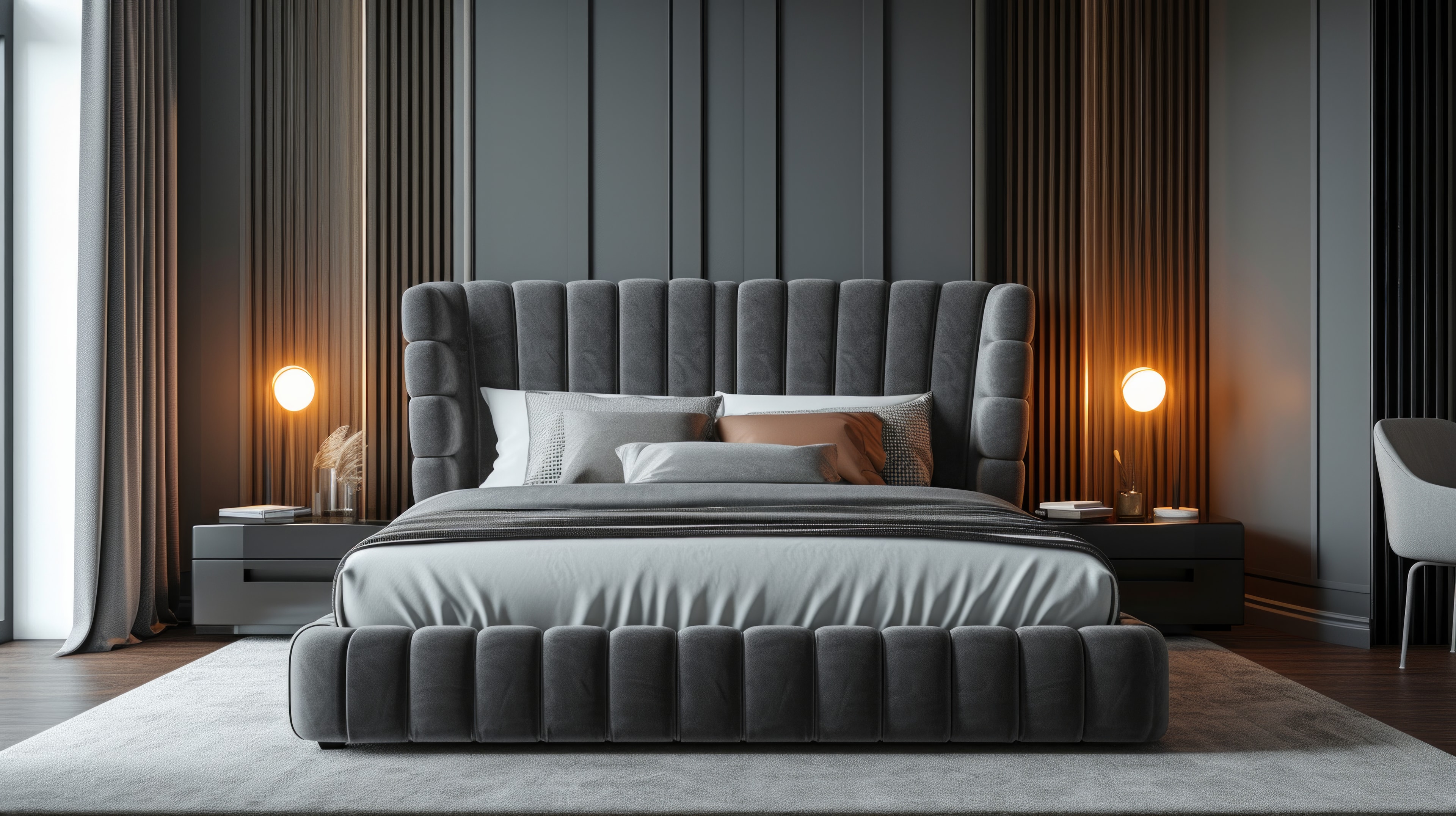 The Velvet Lounge Bed