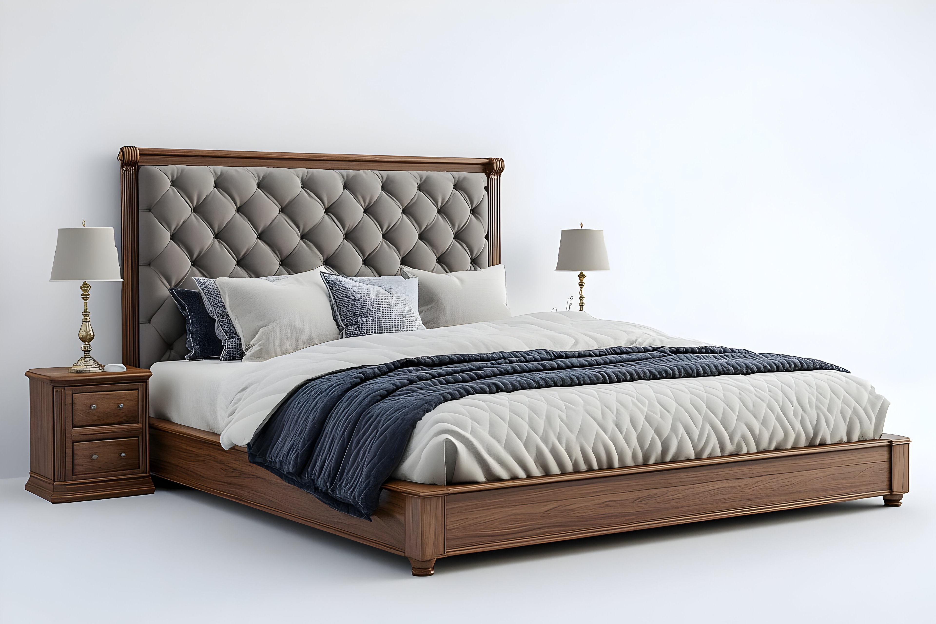 The Carved Motif Bed