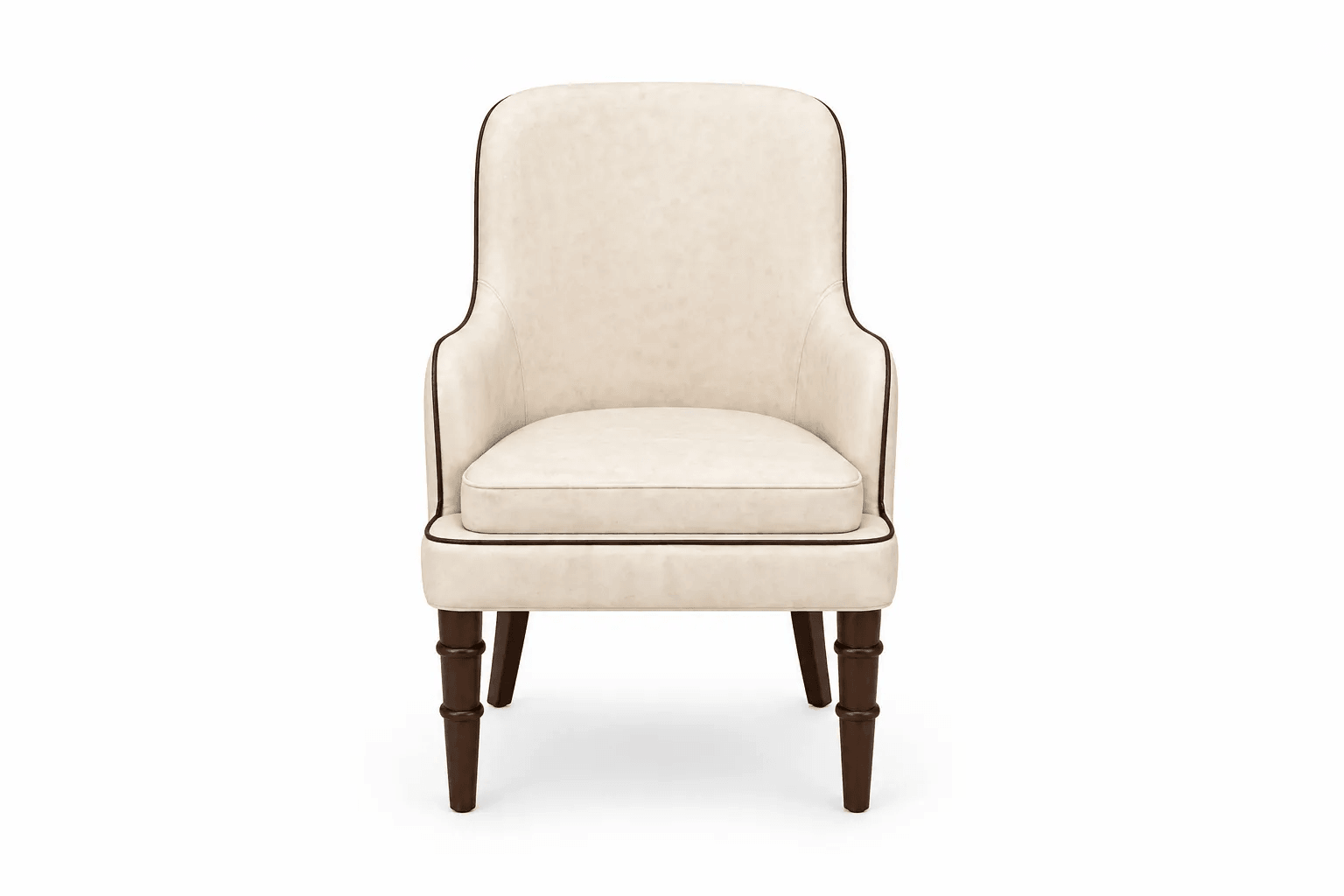 The Piped Wingback Chair