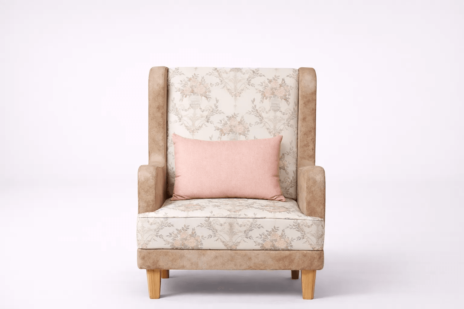 The Damask Wing Chair