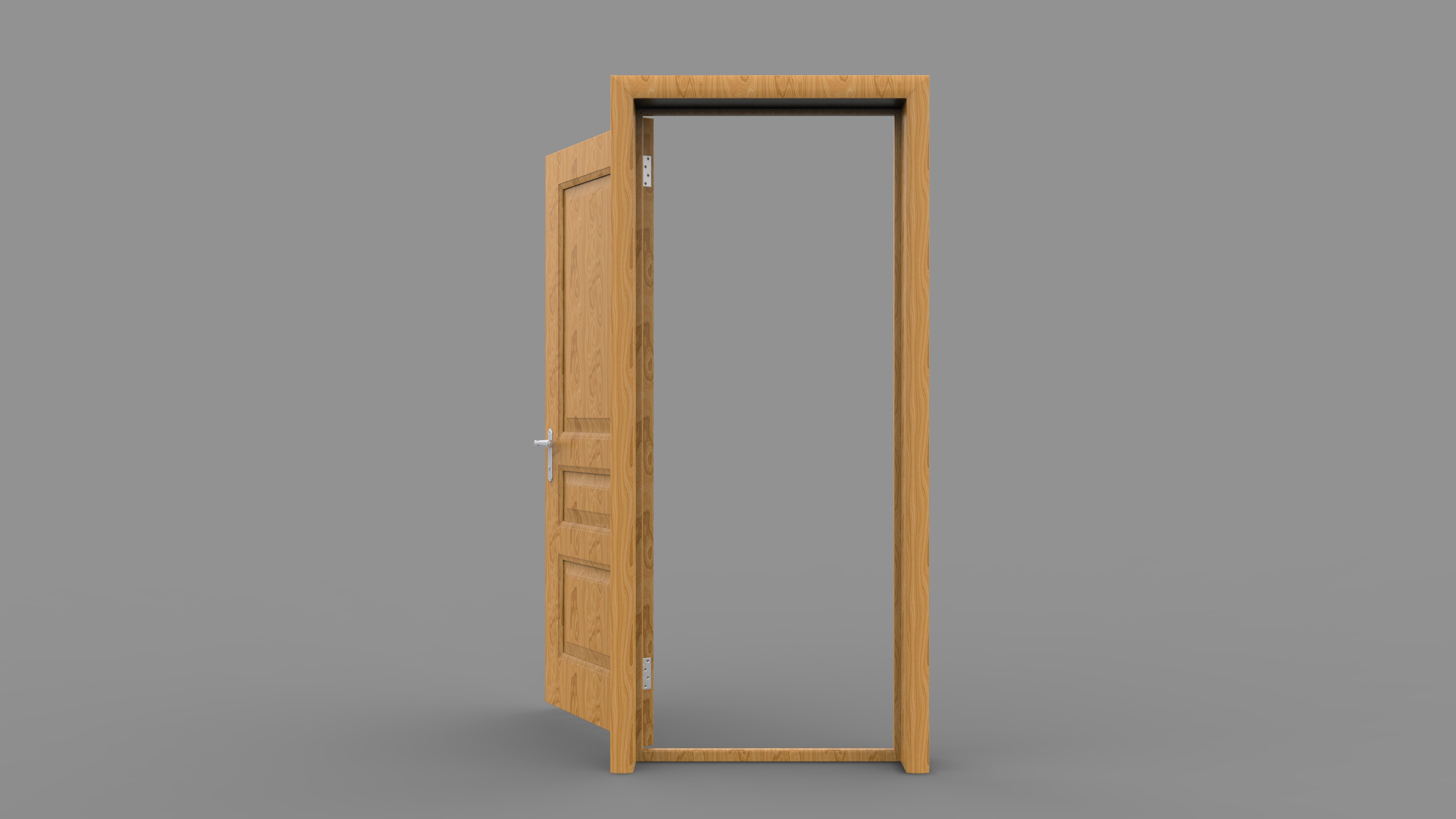 The Warm Oak-Tone Frame