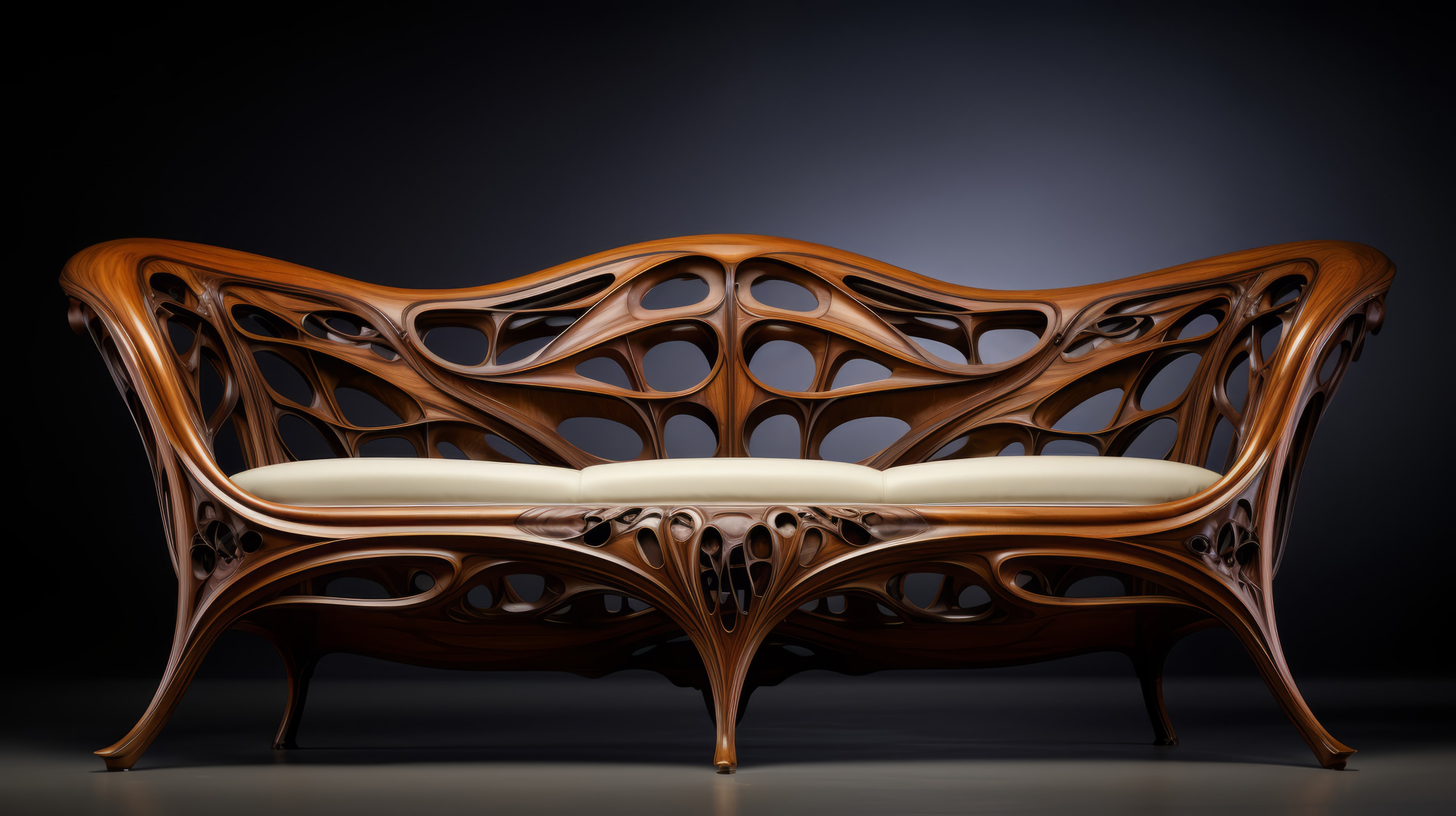 The Art Nouveau Vine Settee