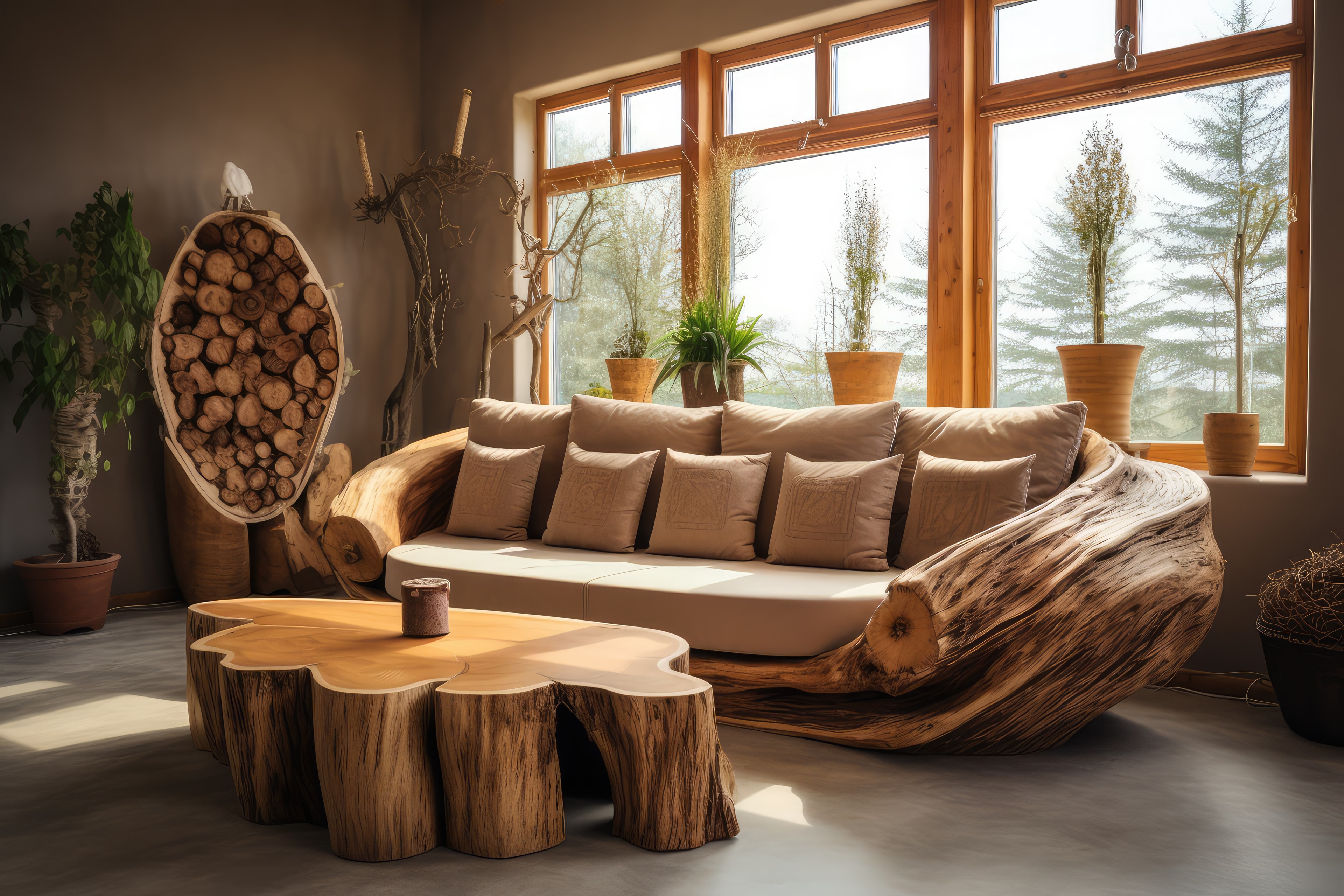 The Rustic White Room Sofa