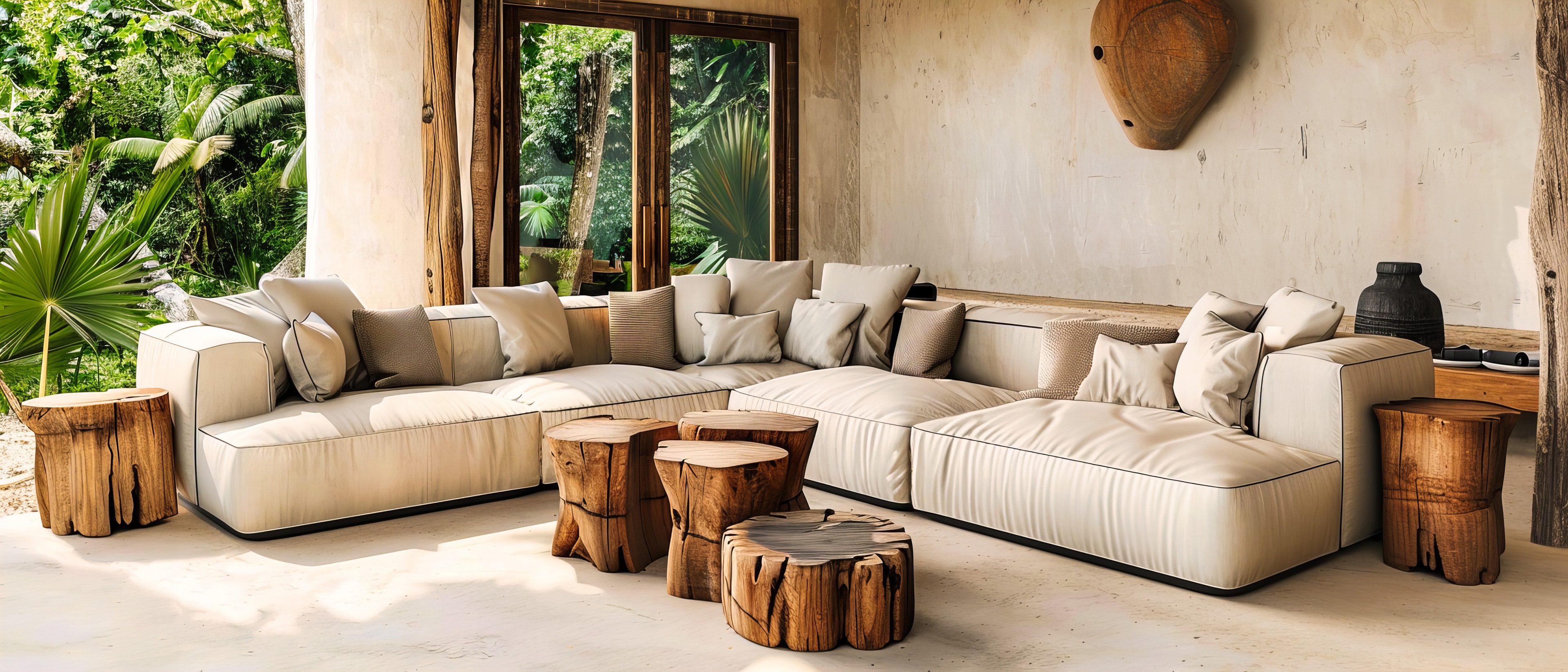 The Chic Plant Accent Sofa