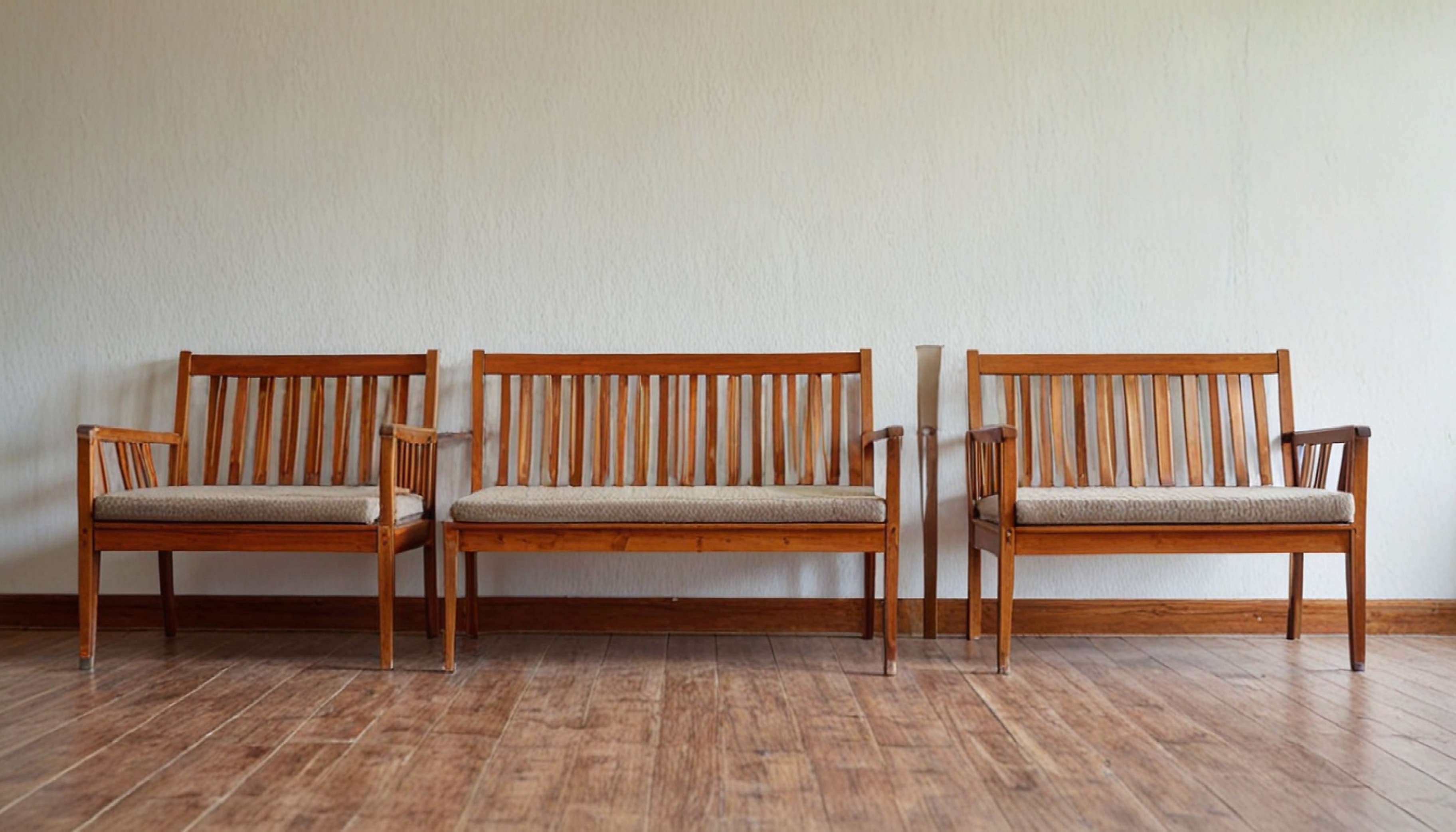 The Triple Bench Sofa Set