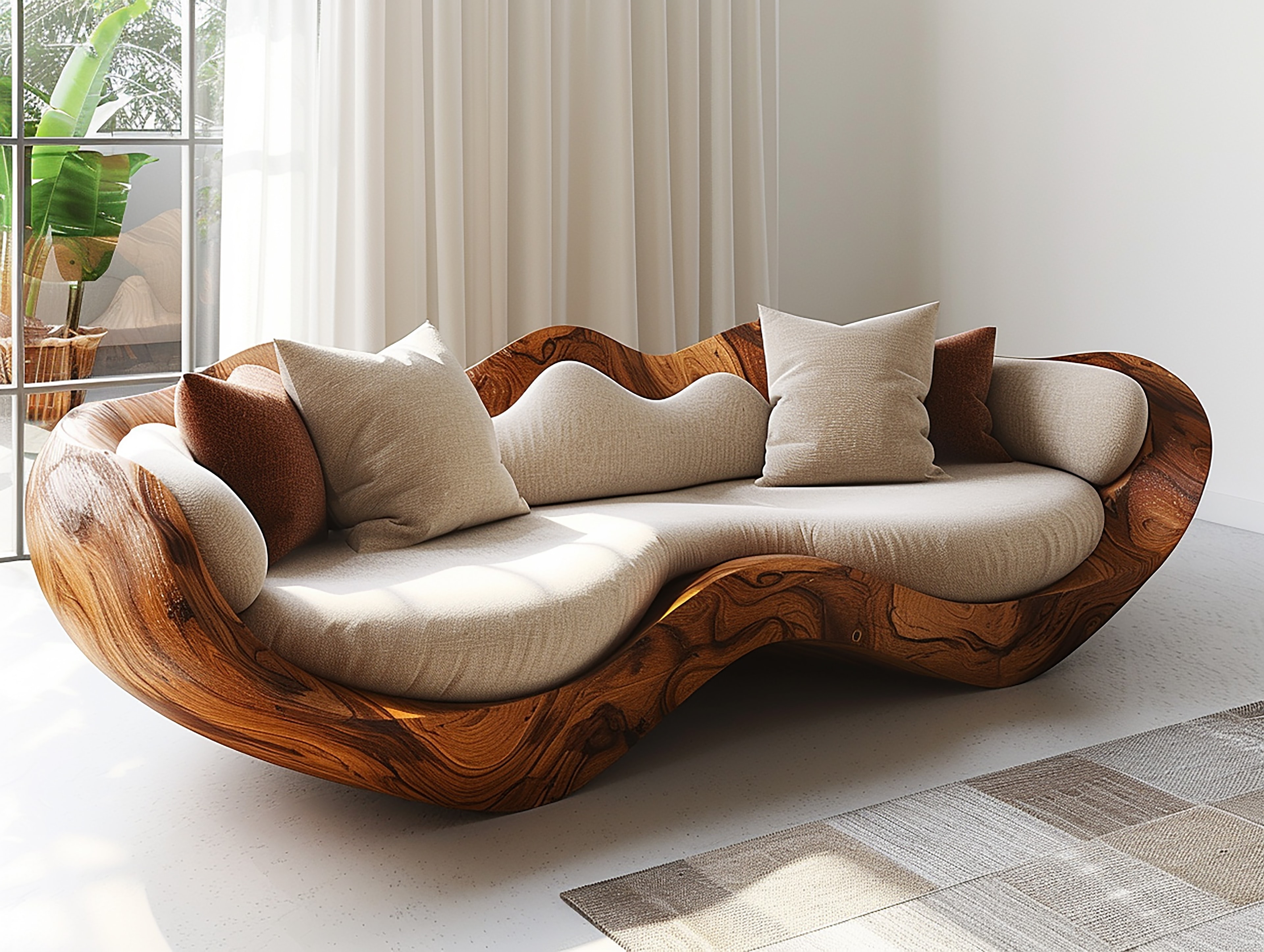 The Contemporary Teak Couch