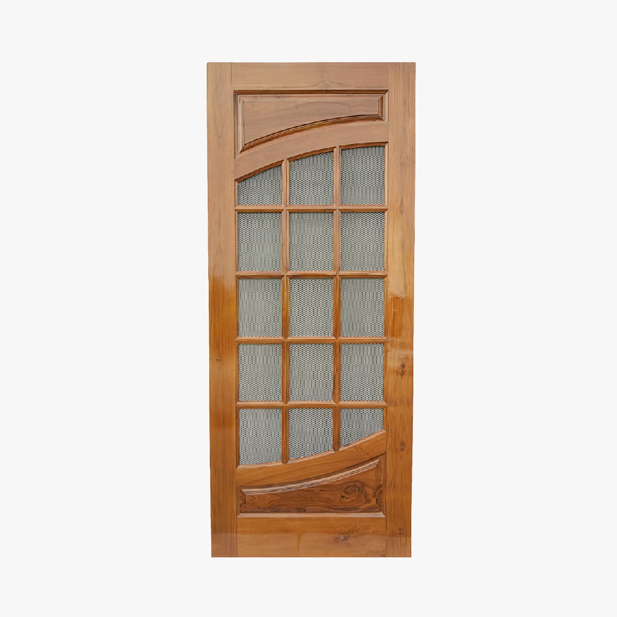 - solid teak doors