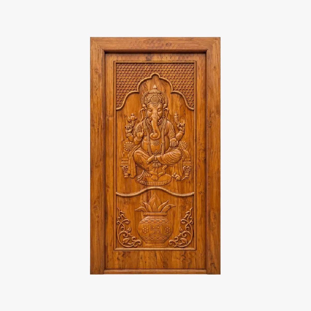  - solid teak doors