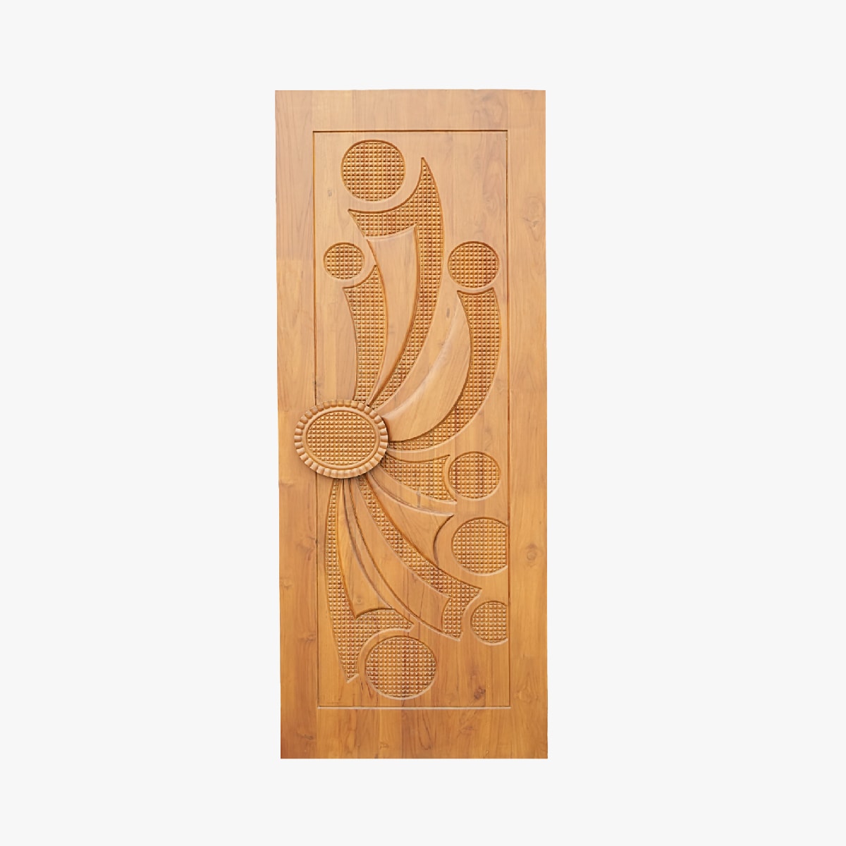  - solid teak doors