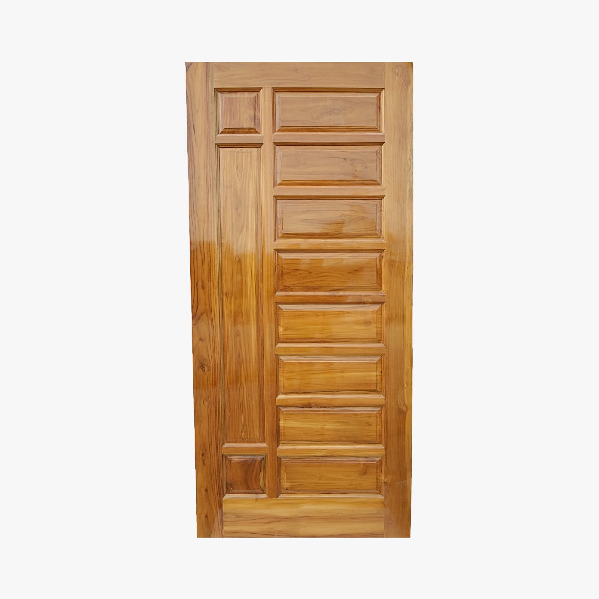 - solid teak doors