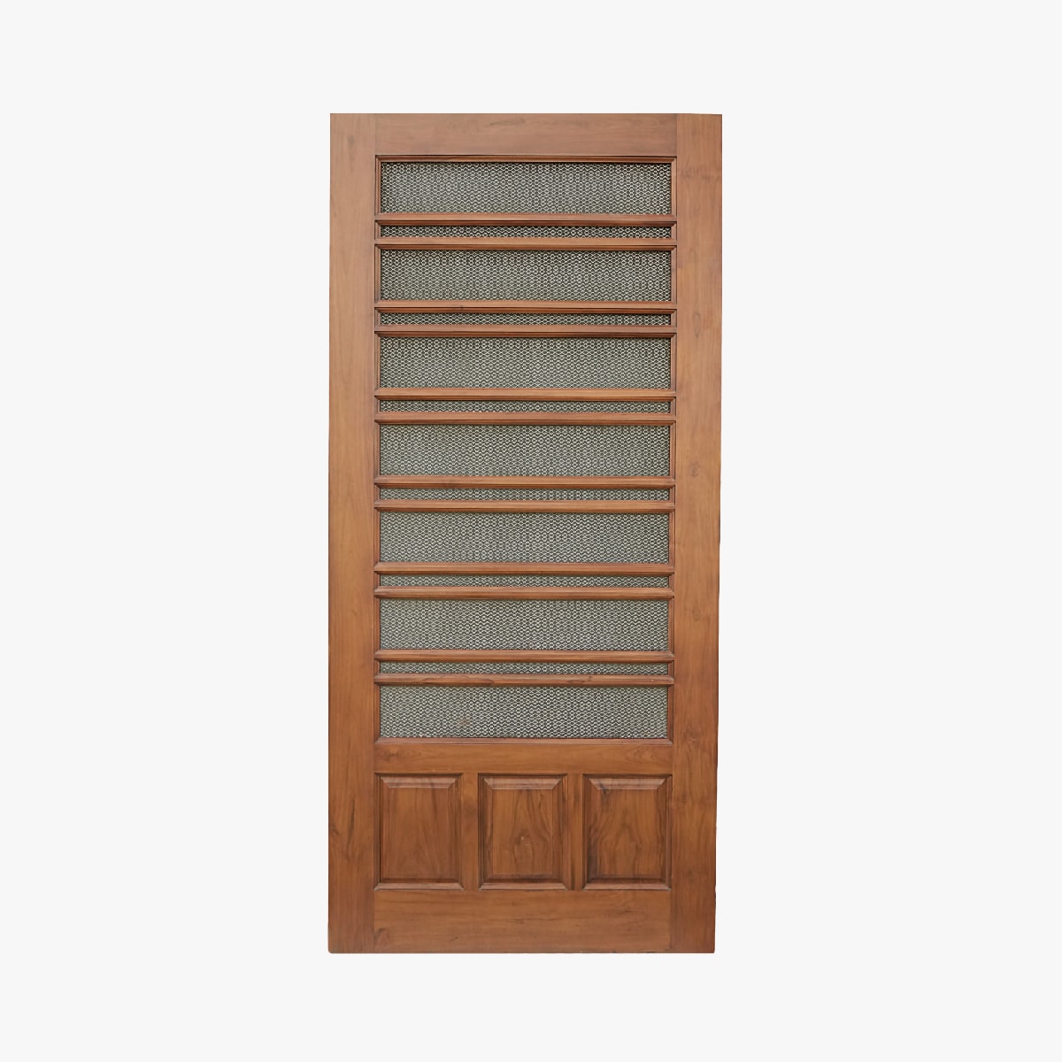  - solid teak doors