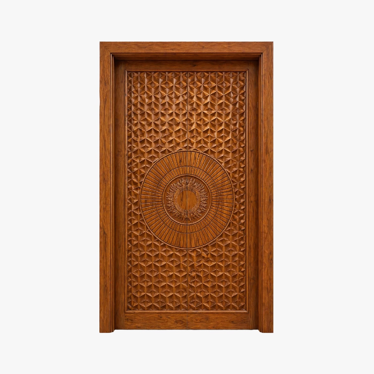  - solid teak doors