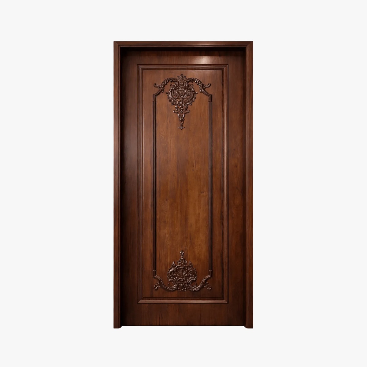  - solid teak doors