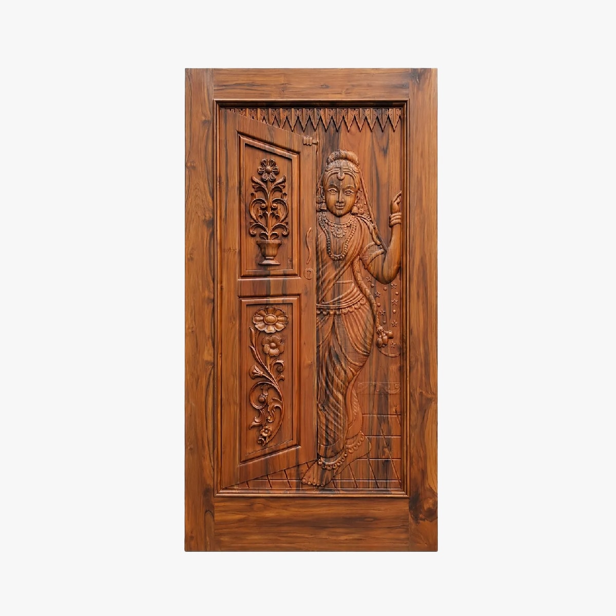  - solid teak doors