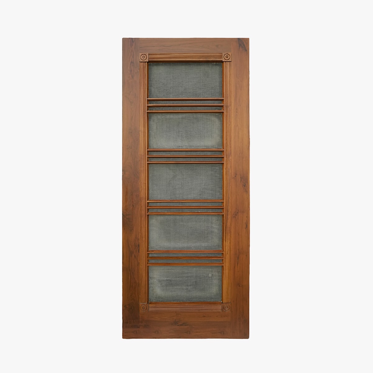  - solid teak doors