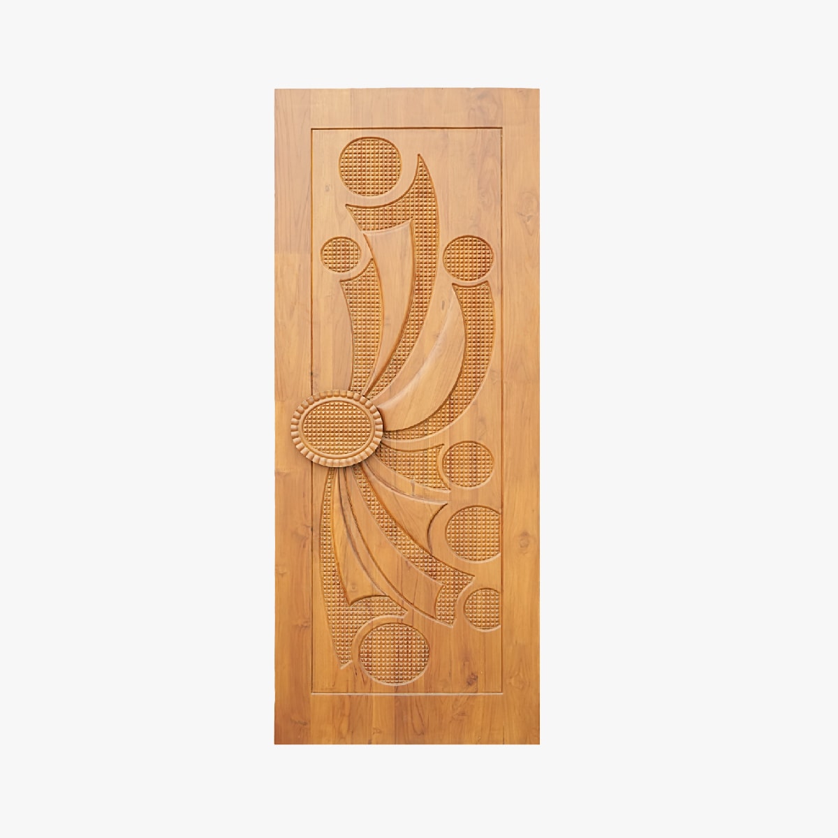  - solid teak doors