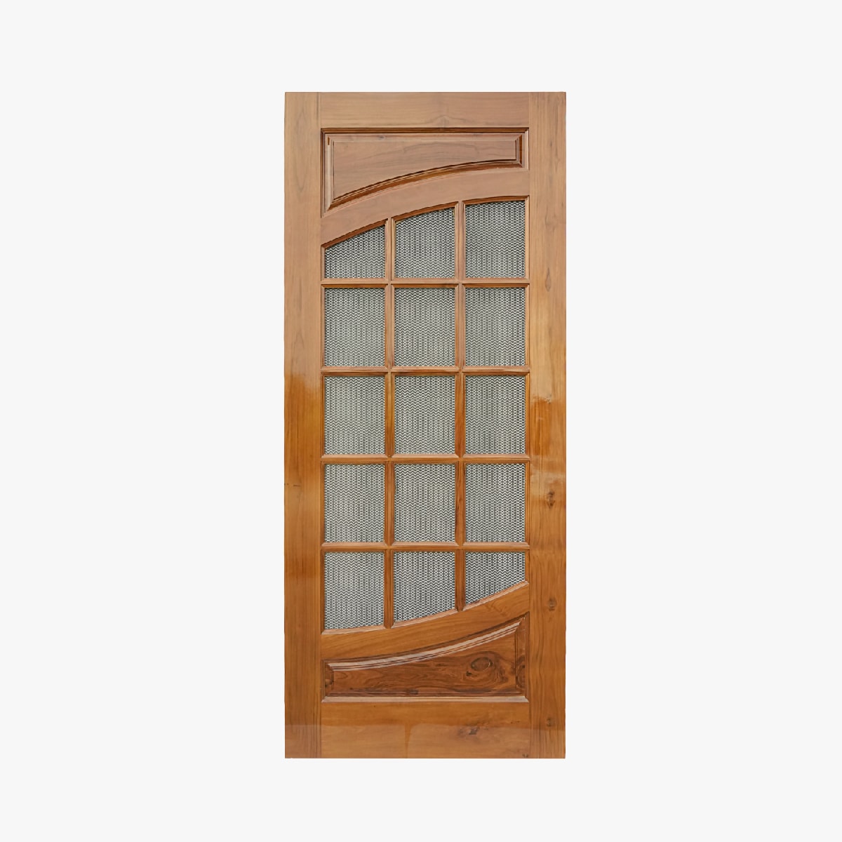  - solid teak doors