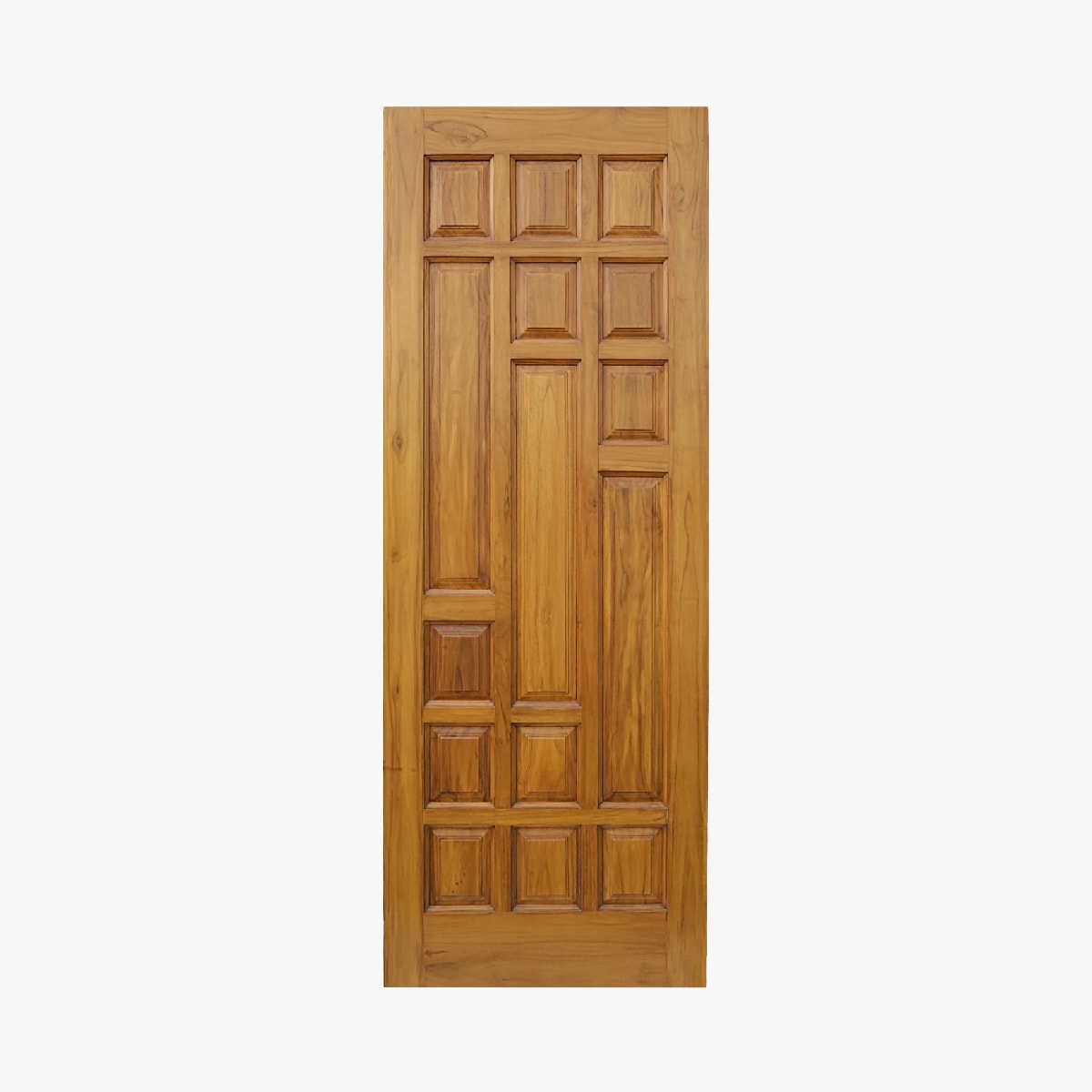  - solid teak doors